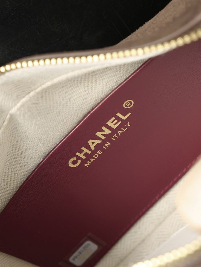 CHANEL Hobo Bag Suede AS6640 dark brown CHANEL Hobo Bag Suede AS6640 dark brown