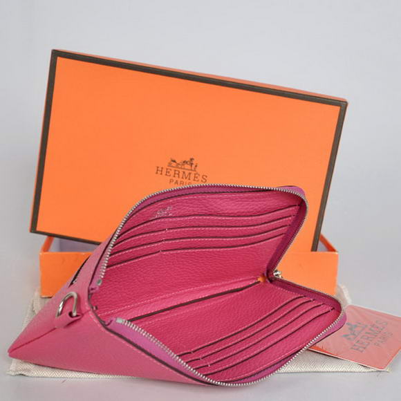 Hermes Zipper Cards Wallet Togo Leather A908 Peach Hermes Zipper Cards Wallet Togo Leather A908 Peach